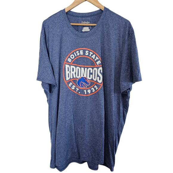 Boise State Broncos Shirt Mens 3XL Blue Captivating College NCAA BSU Football - Picture 1 of 7